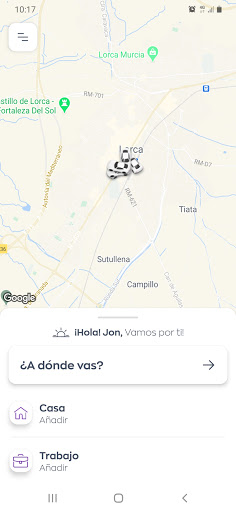 Taxi Lorca App Screen 3