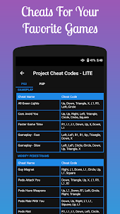 Project Cheat Codes