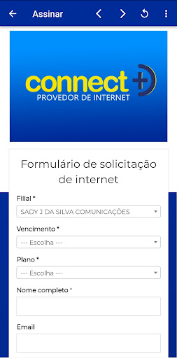 ConnectMais Screen 2