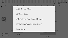 screenshot of Thread pitch gauge