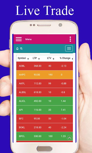 Android application Nepali Share - NEPSE Info screenshort