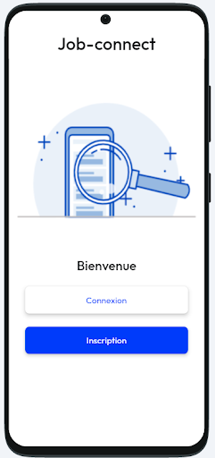 Android application Job-connect screenshort