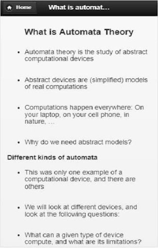 Theory of Automate Screen 3