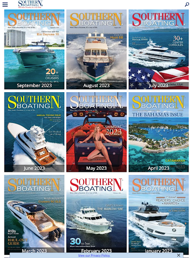 Android application Southern Boating screenshort