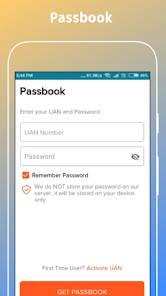 Captura 10 PF Withdrawal Passbook UAN KYC android