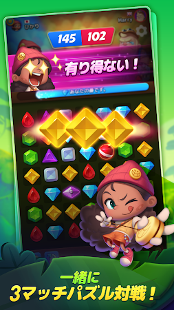 Game screenshot ジャングル・ジェム・マッチ : PvP Match3 apk download