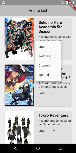 Anime Chart Summer 2021