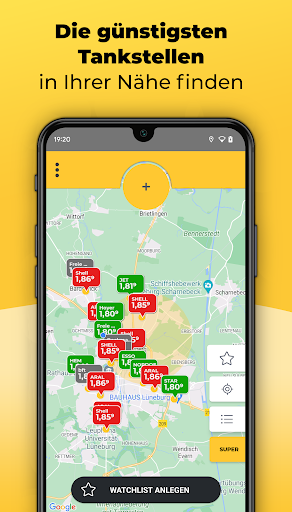 Android application esyoil Benzinpreise screenshort