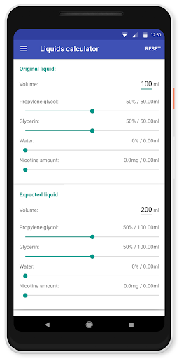 Vape recipes Screen 3