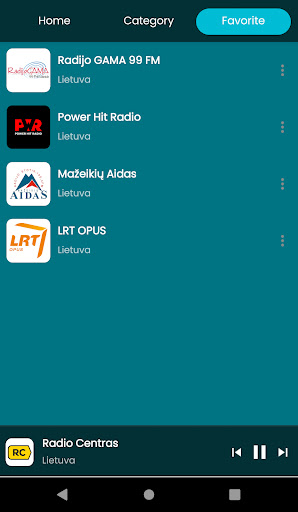 Radio Lithuania Screen 3