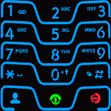 THEME NEON BLUE FOR EXDIALER icon