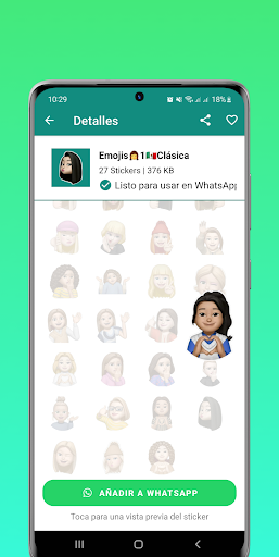 Stickers de Emojis 3D Screen 3