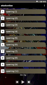 Screenshot 1 attack on titan opening offlin android