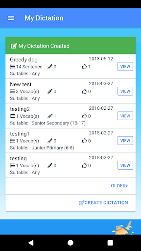 Screenshot of FunFunSpell English Dictation