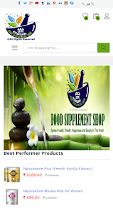 Food Supplement Shop Screenshot