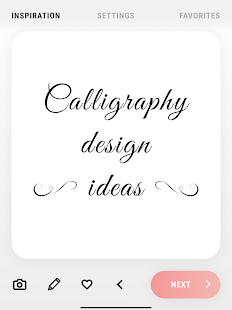 Calligraphy design ideas app