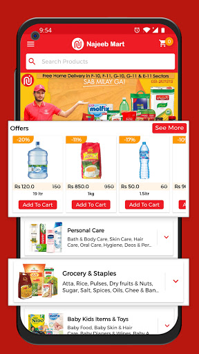 Najeeb Mart & Pharmacy Screen 2