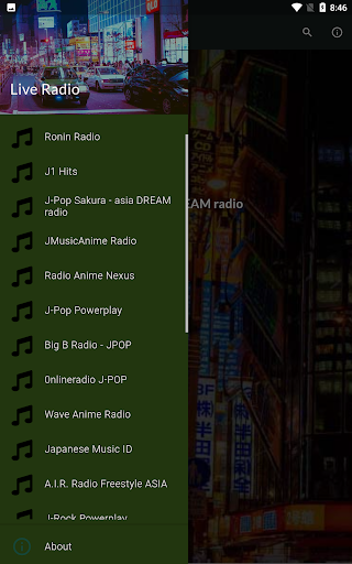 J-Pop Music Radios Screen 2