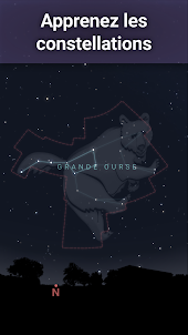 Stellarium Plus: Carte du ciel