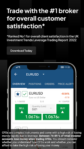 Android application Pepperstone cTrader screenshort