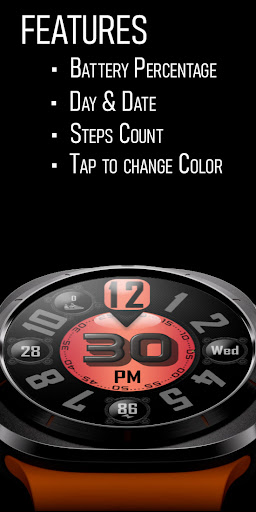 [SSP] - Bold Analog Watch Face Screenshot