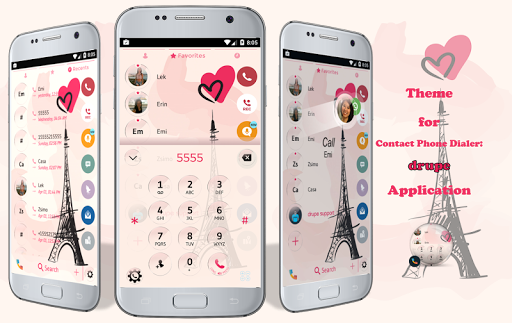 Theme Dialer Glass Paris Screenshot 1 - AppWisp.com