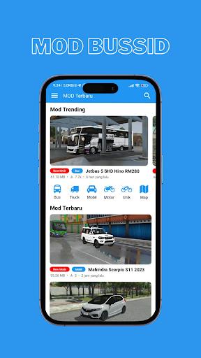 Android application Mod Bussid Terbaru STJ Iguazu screenshort