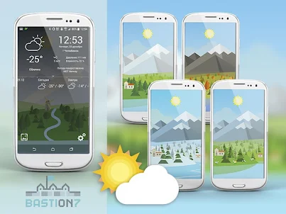 Cartoon Weather Live Wallpaper