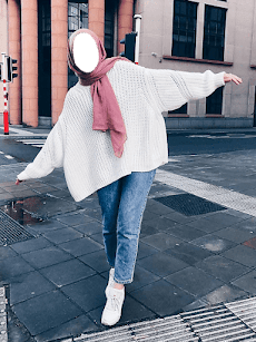 Innovative Hijab with Jeansのおすすめ画像4