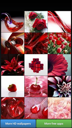 Android application Pretty Red Color HD Wallpapers screenshort