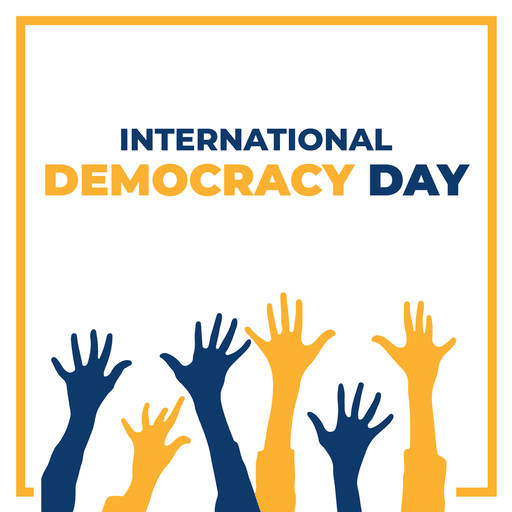 International day democracy logo