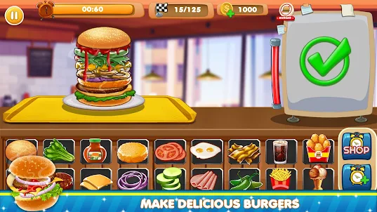 Burger Shop - Make Burger