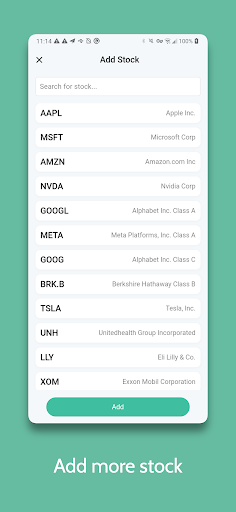 AI Stock Chatbot Assistant Screen 2