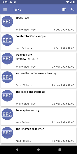 Android application Buckingham Parish Church screenshort