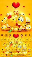 screenshot of Emoji Love Theme