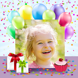 Birthday Photo Cards Maker icon