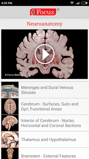 NEUROANATOMY - Digital Atlas Screen 2