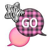 GO SMS - Zebra Star Skies icon