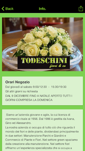Android application Todeschini Fiori & Co. screenshort
