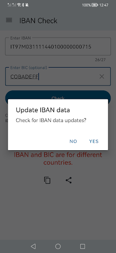 IBAN Check IBAN Validation 6