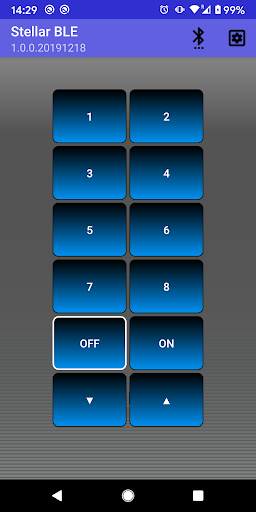 Android application Stellar BLE screenshort