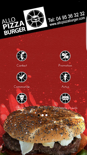Android application Allo Pizza Burger screenshort
