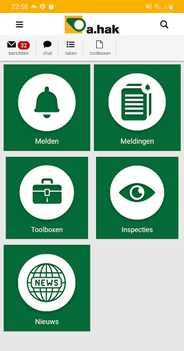 Android application Veilig A.Hak screenshort