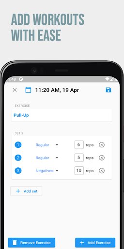 Bodyweight Workout Tracker Screenshot