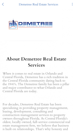 Demetree App Screenshot 2 - AppWisp.com