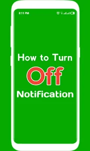 How to turn off Notification