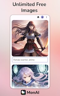 monAI - AI Art Generator لقطة شاشة