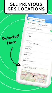 Tracker Detect (Anti-Stalking) -kuvakaappaus