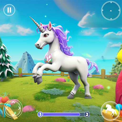Magical Unicorn Pony Run Games