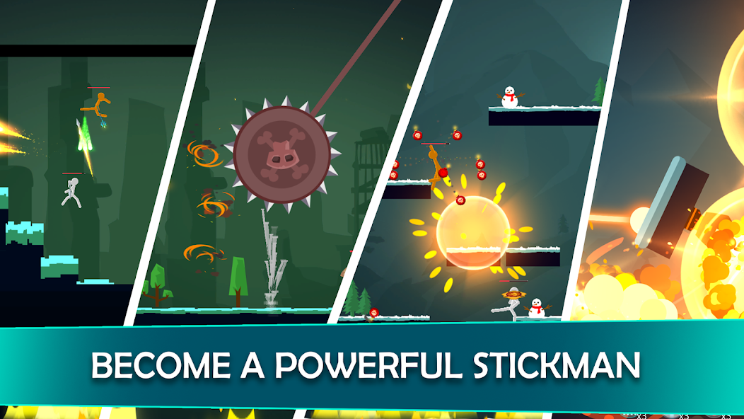 Stickman Fight Warriors 1.10 APK + Мод (Unlimited money) за Android